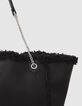 Bolso cab&aacute;s oversize negro forrado reversible mujer-3