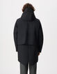 Parka 2-en-1 noire WATERPROOF et gilet sans manches Homme-3