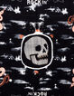 Ch&egrave;che noir imprim&eacute; palmiers, skull et serpents gar&ccedil;on -4