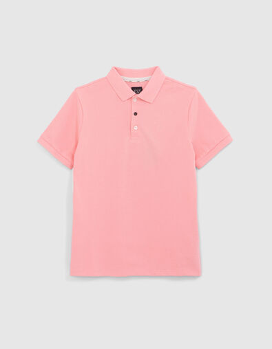 Polo p&ecirc;che coton bio bords-c&ocirc;tes fantaisie gar&ccedil;on - IKKS