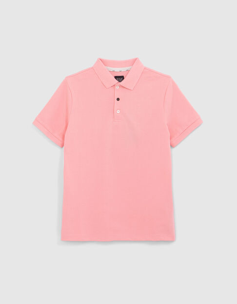Polo p&ecirc;che coton bio bords-c&ocirc;tes fantaisie gar&ccedil;on - IKKS