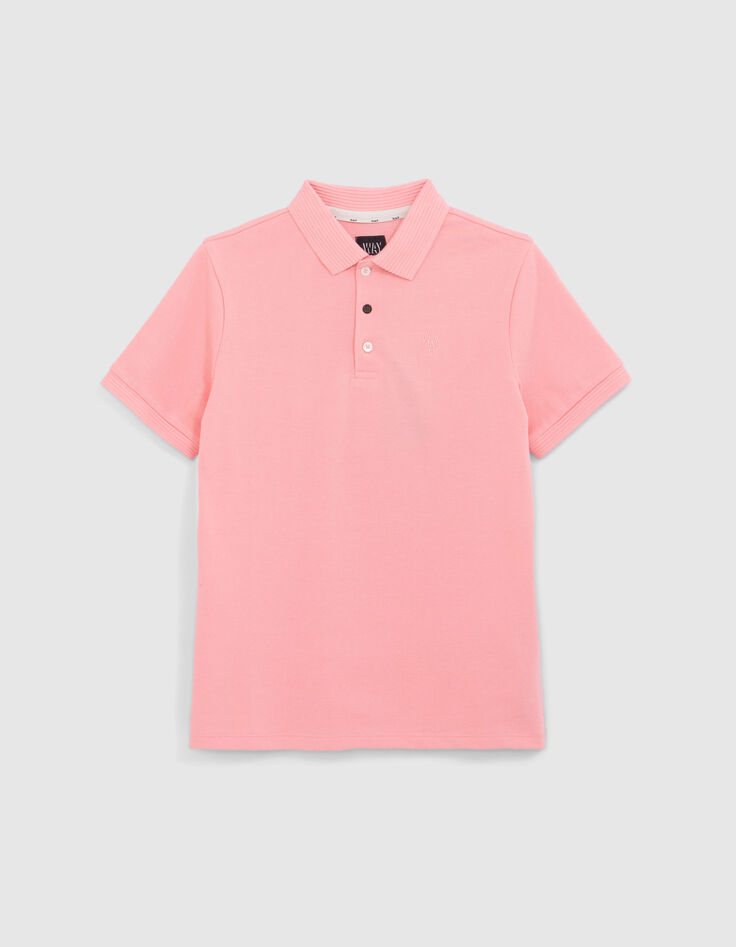 Polo p&ecirc;che coton bio bords-c&ocirc;tes fantaisie gar&ccedil;on-1