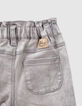 Graue Jeans mit Gummizug für Babymädchen-6