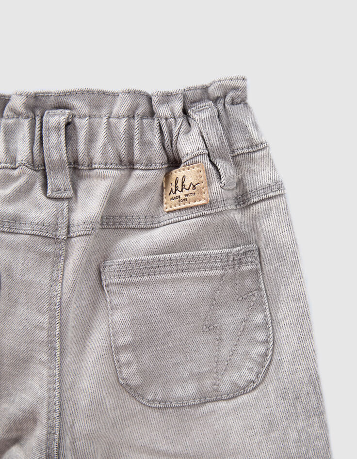 Graue Jeans mit Gummizug für Babymädchen-6