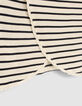 Cremewei&szlig;es und marineblaues M&auml;dchenmatrosenshirt-4