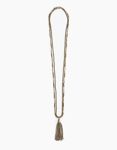 Long gold tassel necklace - IKKS