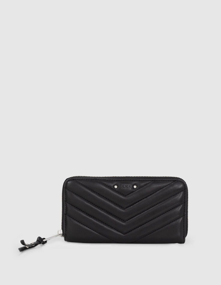 Portefeuille 1440 COMPAGNON matelassé chevron femme-1