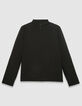 Sous-doudoune noire col montant Homme-8