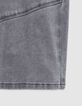 Bermuda LOOSE en jean gris Waterless garçon-8
