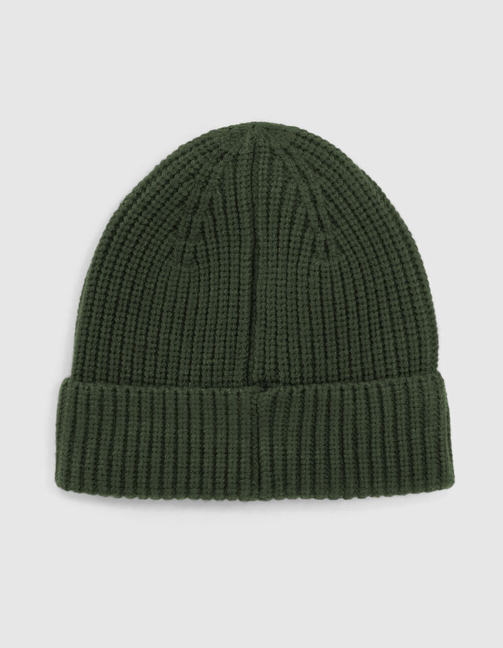 BONNET CÔTELÉ LAINE ET CACHEMIRE - Bleu | France