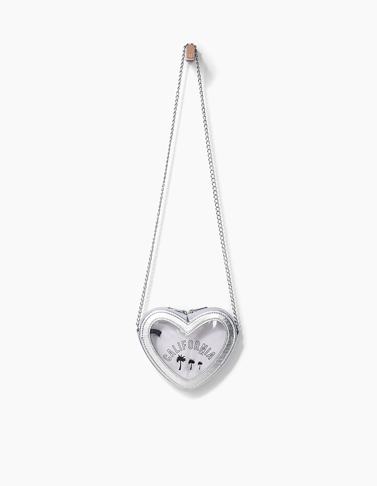 Tas zilver hartvormig California meisjes-5
