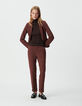 Women&rsquo;s brown suit jacket-1