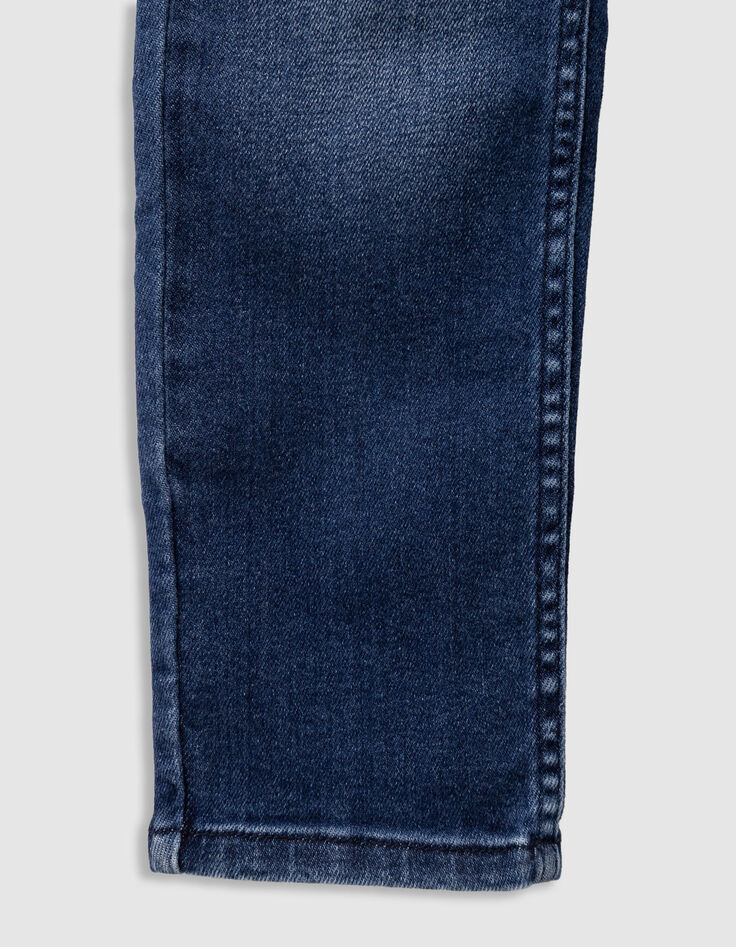 Jean droit bleu marine garçon-4