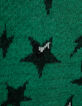 Jersey verde punto jacquard estrellas hombre-9