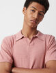 Men’s sakura slub knit polo shirt-4