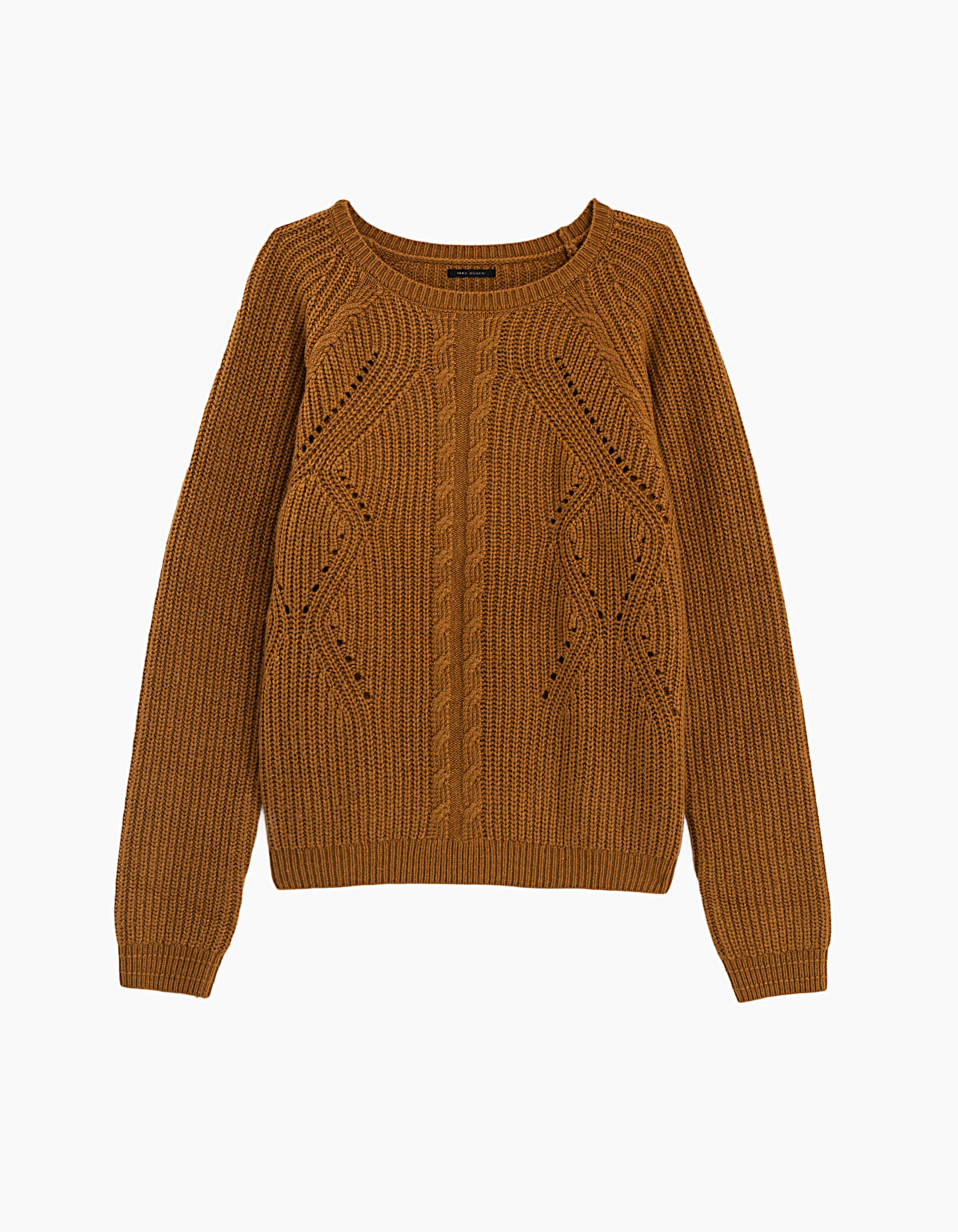Pull safran torsad femme