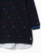 Robe-sweat marine brodée fille-4