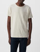Men&rsquo;s gesso organic cotton Essential round-neck T-shirt-1