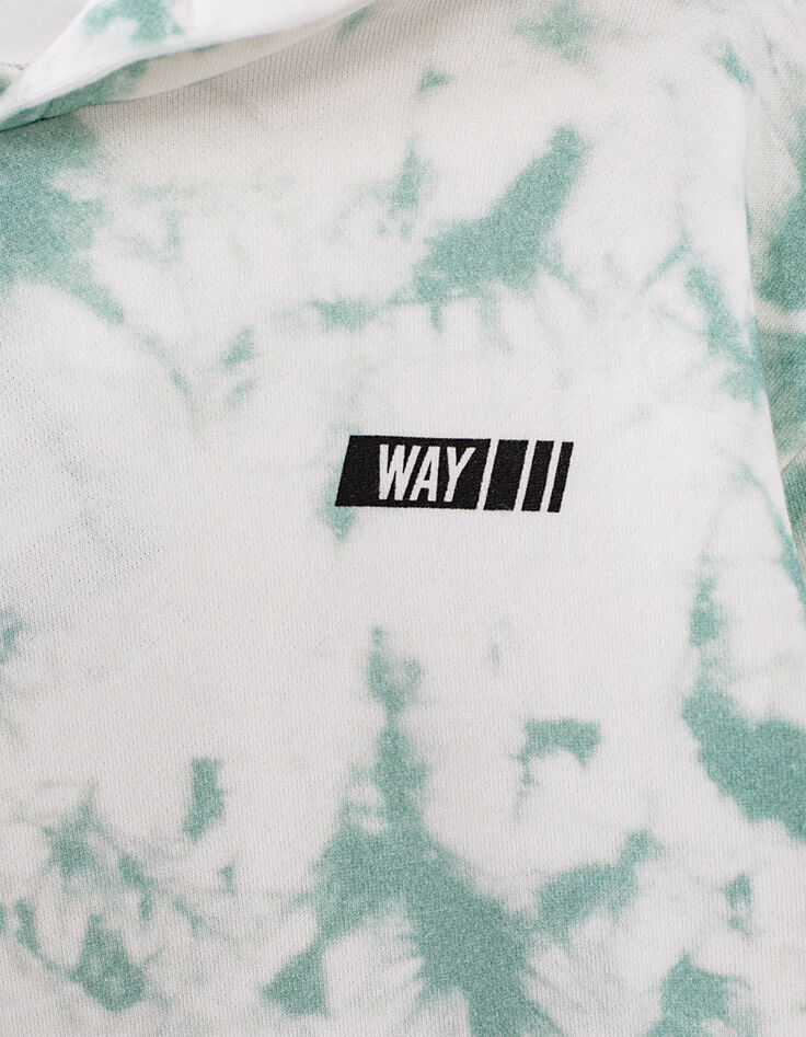 Sudadera mint tie and dye capucha ni&ntilde;o -4