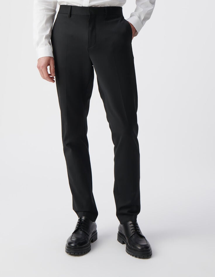 Pantalon de costume SLIM noir TRAVEL SUIT Homme-2 Pantalon de costume SLIM noir TRAVEL SUIT Homme-2
