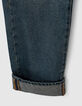 Men’s teal blue Bjorn STRAIGHT jeans-3