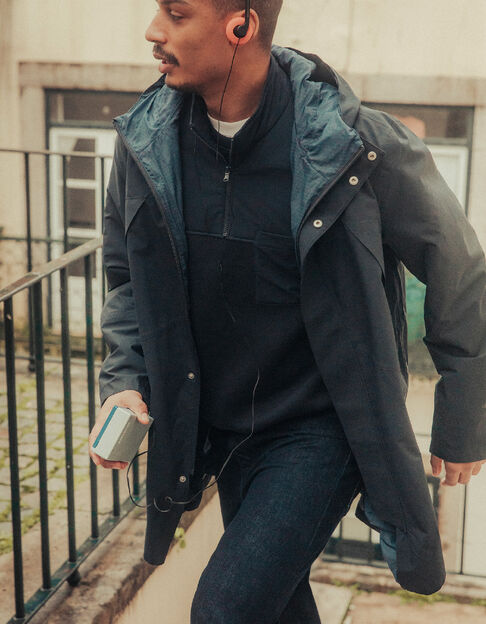 Parka l&eacute;g&egrave;re marine WATERPROOF BREATHABLE Homme - IKKS
