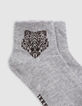 Chaussettes kaki, grises, écrues garçon-3