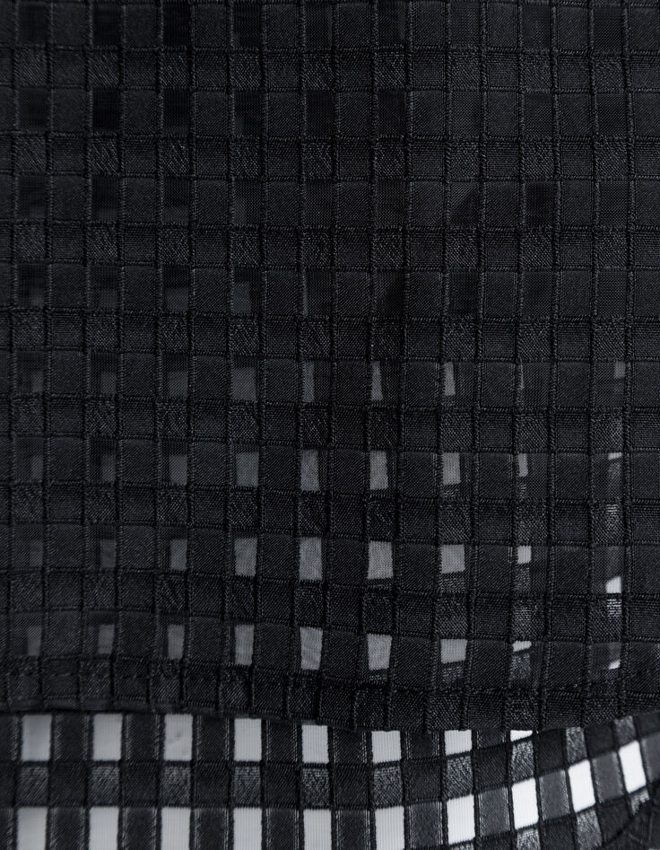 Dameshemd met zwart opengewerkt motief-10