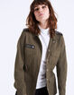 Parka saharienne à capuche amovible femme-1