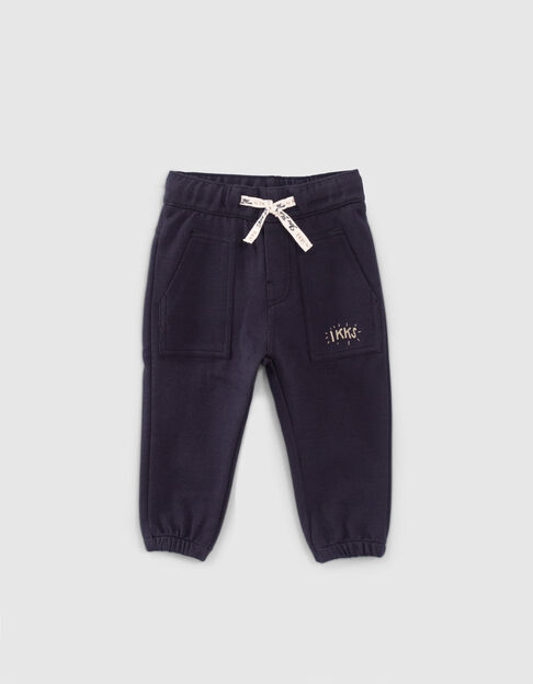 Marineblaue Jogginghose für Babyjungen