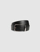 Ceinture réversible noire et marron cuir Homme-1
