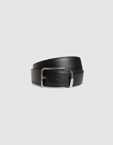 Ceinture réversible noire et marron cuir Homme - IKKS