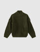 M&auml;dchenstrickpullover mit Fledermaus&auml;rme-2