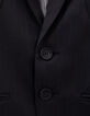 Boys' navy semi-plain suit jacket-6