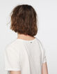 Damen-T-Shirt mit V-Ausschnitt aus Baumwolle Electro Rock-5