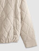 Mujer Chaqueta acolchada oversize beige-8