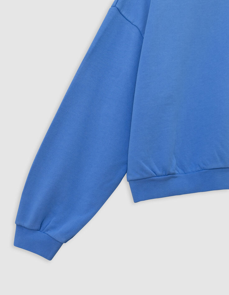 Sweat bleu maxi visuel dos fille-5