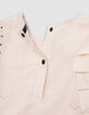 Blouse ecru broderie anglaise motifs army fille-6
