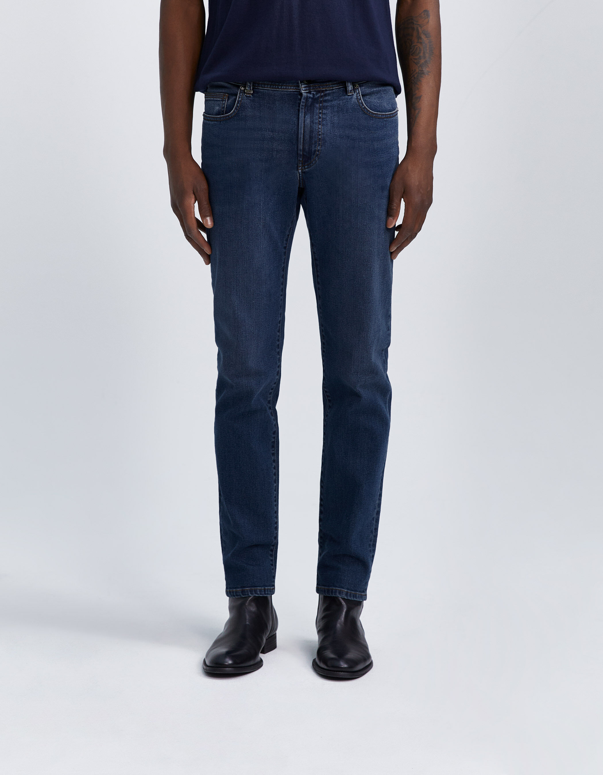 Men s indigo Jerry Lee SLIM jeans