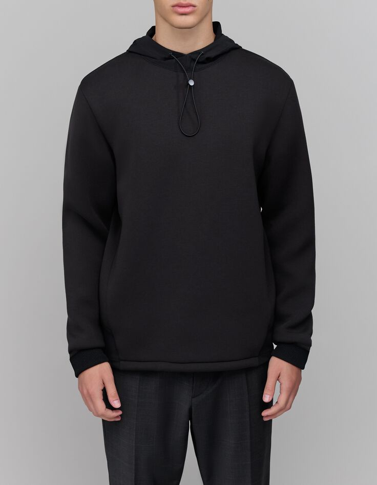 Sudadera con capucha de neopreno negro EASY CARE Homme-1