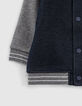 Cardigan navy esprit teddy bébé garçon -4