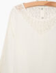 Ecru blouse meisjes-3