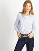 Chemise bleuet à jacquard doré I.Code-1