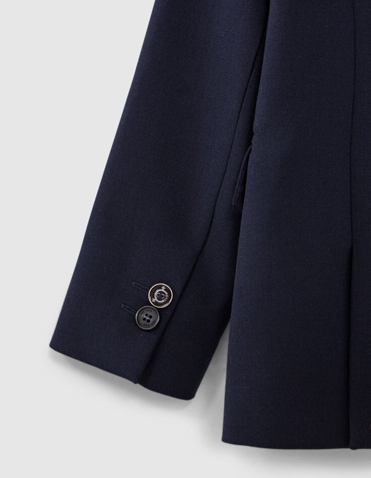 Gender Free-Blazer croisé marine Mixte-5