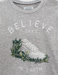 T-Shirt mit Basketball- und Blätterprint für Babyjungen -2