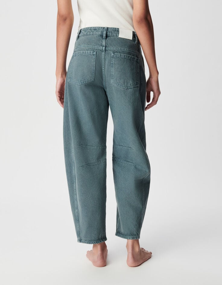 Ballon-Jeans blau Damen-4