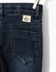 Jean skinny brut à bandes latérales sequins fille-4