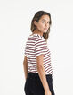 I.Code off-white striped sailor T-shirt-3