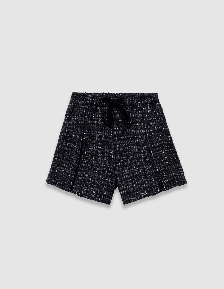 Shorts negros tweed niña-2