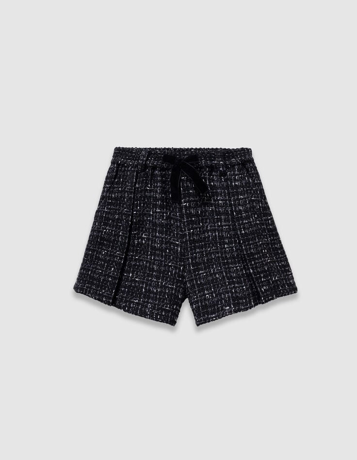Shorts negros tweed niña-2 Shorts negros tweed niña-2